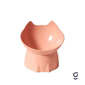 Comedero Elevado HappyCat - Rosa