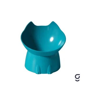 Comedero Elevado HappyCat - Azul